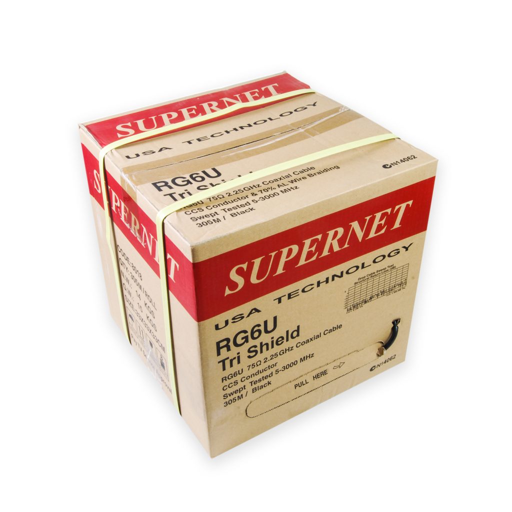 Supernet RG6U Trishield 305m – Hualin Pty Ltd